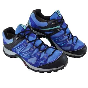 Salomon Ellipse GTX Shoes Womens 7 Low Rise Hiking Boots Contagrip Goretex